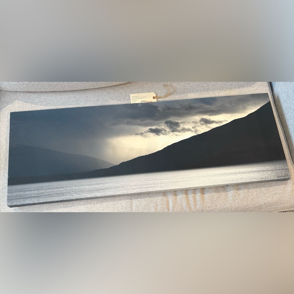 Rocky Mountains BC Canada “Storm Brewing” photograph canvas wall art (2/600)